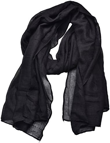 woogwin Women's Cotton Scarves Lady Light Soft Fashion Solid Scarf Wrap Shawl